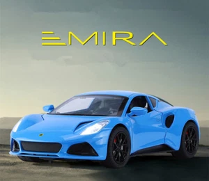 1:24 Lotus Emira Alloy Sports Car Model Diecasts Metal Racing Car Kids Toy Gift - Picture 1 of 27