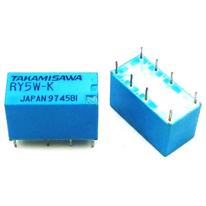 2Pcs TAKAMISAWA RY5W-K 5VDC SPDT Signal Relay 8Pins - Picture 1 of 1