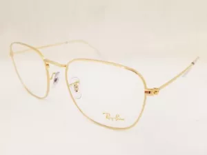 new Ray-Ban RX 3857VF Frank eyeglasses Frame 3086 Gold 55mm UNISEX Authentic - Picture 1 of 4