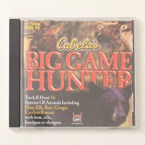 Cabela’s Big Game Hunter Vintage PC CD-ROM Game for Windows 95