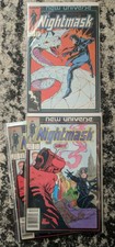 Nightmask #2(x2) and #10 **THREE ISSUE LOT** (Marvel 1986) New Universe