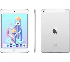 Apple iPad mini 4th gen Silver 16GB - Wi-Fi + 4G Cellular Unlock 7.9In Tablet - Picture 1 of 1
