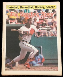 4-22-78 Sporting News Cardenales de San Luis Garry Templeton en portada - Imagen 1 de 1