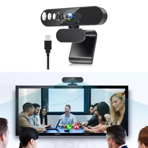 More details for hd streaming webcam 1080p usb for desktop computer web camera with microphone uk