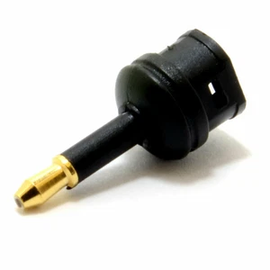 Adaptador óptico TosLink a adaptador de enchufe mini jack de 3,5 mm - Imagen 1 de 12