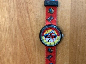 Seltene Flik Flak Kinderuhr, Rennwagen von 1991 - Bild 1 von 5