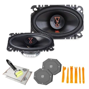 JBL Stage3 6427 4"x6” 3-Way Stage 3 Series Speakers with Accessories - Picture 1 of 23