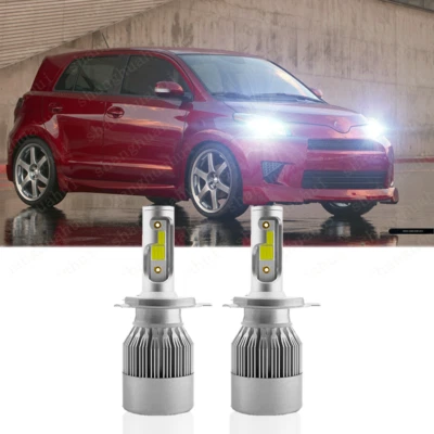 Kit de faros LED PARA Scion xD 2008-2014 H4/9003 blanco 2X bombillas haz alto/bajo Foto 1 de 4