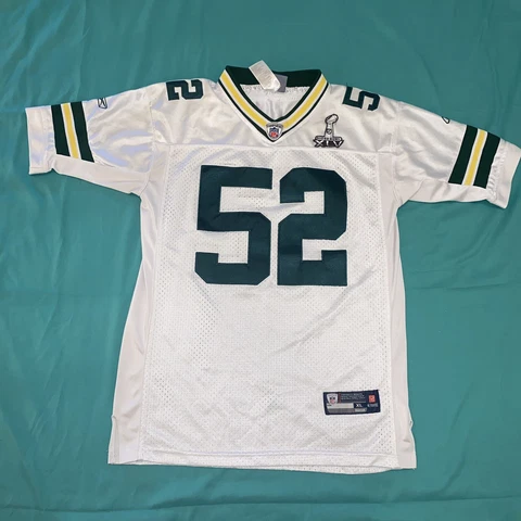 Reebok Clay Matthews Green Bay Packers Super Bowl 45 #52 NFL Jersey - Youth XL Cover