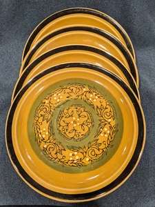 4 Designer's Collection Porto Fino Stoneware Replacement Salad Plates 9" Japan - Picture 1 of 4