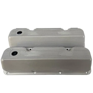NOS 351C, 302, 400m Cleveland All Finned Valve Covers - As Cast Finish - Picture 1 of 3