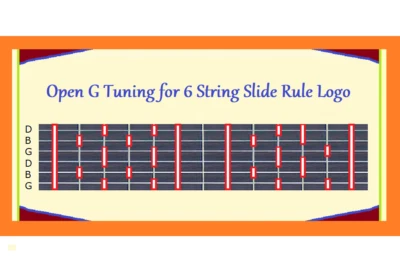 OPEN G TUNING FOR 6 STRING LOGO REFRIGERATOR MAGNET GBDGBD - TRY IT !! - Image 1 of 3