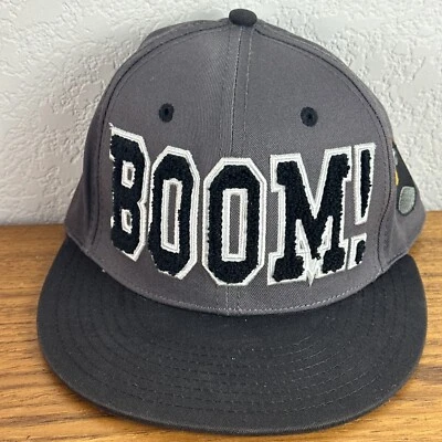 Angry Birds  “BOOM!” Baseball Cap Hat Snapback - Adult - Black & White EUC - Image 1 of 4