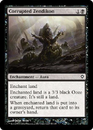CORRUPTED ZENDIKON X4 4 4X Worldwake MTG Magic the Gathering Cards DJMagic - Image 1 of 1