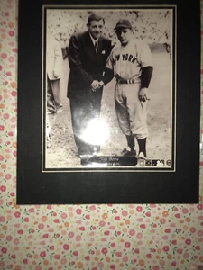 Babe Ruth with Yogi Berra - 1947 New York Yankees - Picture 1 of 4