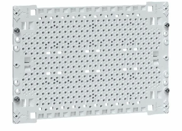 Hager UM00M0 Kunststoff-Montageplatte für Multimedia, 175x250mm