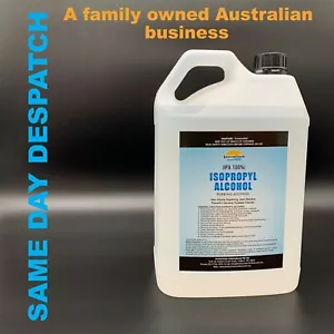 Isopropyl Alcohol, IPA, Lab Grade Best Value, Rubbing IPA, 5L, 100% Isopropanol - Picture 1 of 1