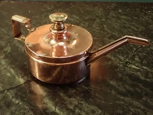 Antiker Manning Bowman Öllampenfüller Kupfer mit Messing gemischten Metallen - Bild 1 von 6