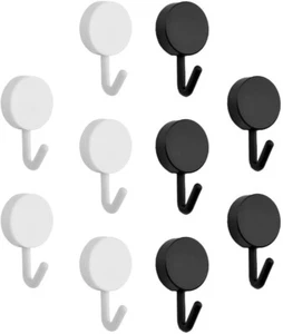 Self Adhesive Wall Hooks for Hanging Keys, Hats, Coats, Towel, Shower, No Drill - Picture 1 of 6