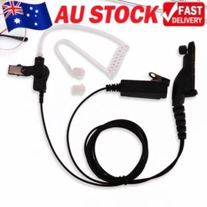 Air Acoustic Tube Earpiece PTT Mic Headset for XiR P8668 P8268 APX - Zdjęcie 1 z 12