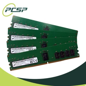 64GB RAM KIT Micron 4x16GB PC4-2933Y 2Rx8 DDR4 ECC RDIMM MTA18ASF2G72PDZ-2G9E1VI - Afbeelding 1 van 3