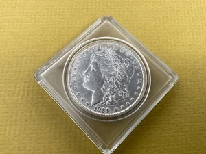 1889-P Morgan Dollar - AU - About Uncirculated - 90% Silver Estate find! - Picture 1 of 6