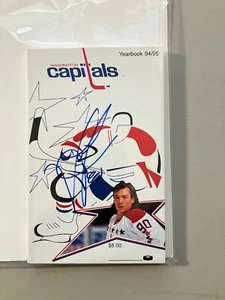Anuario autografiado por Joe Juneau 94/95 Washington Capitals - Imagen 1 de 1