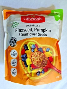Linwoods Organic Milled Flaxseed, Pumpkin & Sunflower Seeds - 425g - BBE 01/2026 - Picture 1 of 4