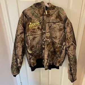Carhartt Realtree Camo Jacke mit Kapuze (Größe 2XL-Tall) J221 CAP Hergestellt in den USA EUC - Bild 1 von 11