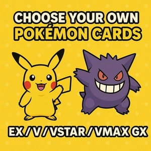 Pokemon EX/V Cards - Choose Your Card - Full Art Ultra Rare Holo English NM-LP - Picture 1 of 80