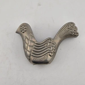 Vintage Avon Weihnachten 1976 Silber Metall Rebhuhn Vogel Köln Flasche nur Etui - Bild 1 von 12