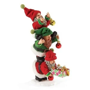 Trío Department 56 Posibles Sueños Elfos Árbol Elfo Pila NUEVO EN CAJA - Imagen 1 de 9