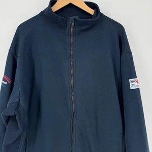 Tyndale FR Arc Rated Flame Resistant Full Zip Jacket Men's 4XL Navy Blue USA - Picture 1 of 9