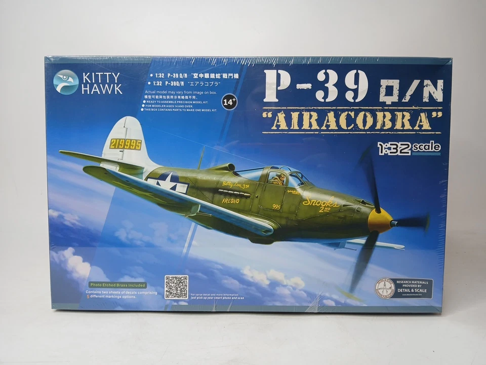 Kitty Hawk KH32013 1/32 Model Kit P-39q/n Airacobra 1943