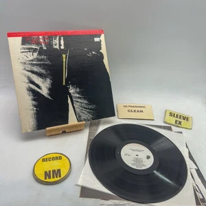 The Rolling Stones- Sticky Fingers NM/EX Ultrasonic Clean1981 Vinyl Record - Picture 1 of 5