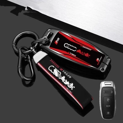 Protection Shell Key Fob Case Cover for Audi E-tron A7 A8 Q3 A6L Q8 Q7 S4 - Image 1 of 4