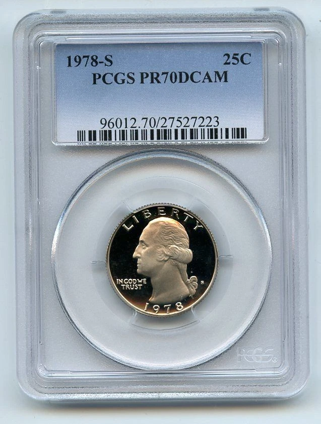 1978 S 25C Washington Quarter Proof PCGS PR70DCAM - Image 1 of 1