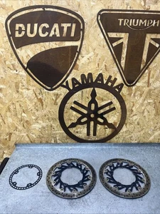 Yamaha R1 2009-2014 Front Brake Discs Rotors OEM Genuine - Picture 1 of 7