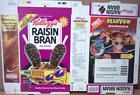 1991 Rear View Shades Kellogg's Raisin Bran Cereal Box unused factory Flat oc114