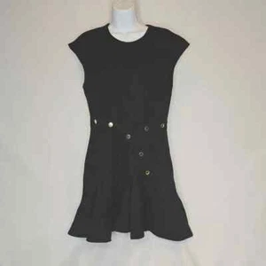 Sandro Ross Tweed Mini Dress in Black, Size 40, New with tags - Picture 1 of 7