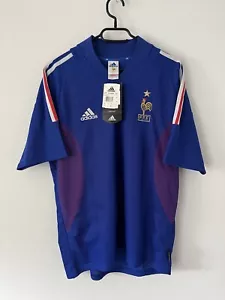 Camiseta de fútbol Adidas Francia Team #10 Zinedine Zidane 2002/04 vintage años 00’s - Imagen 1 de 11