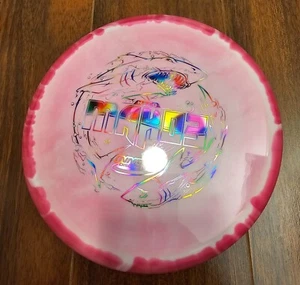 Halo Mako 3 Mako3 Disc Golf Innova 177g - Rare Pink Rainbow run disc-Immaculate! - Picture 1 of 3