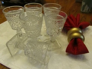 Indiana Glass Goblets Park Lane Pattern 4oz. Set of Six GA-A-24 - Picture 1 of 5
