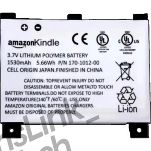 New Battery For Amazon Kindle 2 D00511 D00701 DX DXG D00801 S11S01A S11S01B - Afbeelding 1 van 1