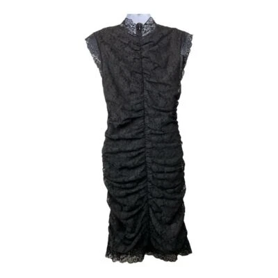 Womens Sleeveless Lace Dress Size L Whimsigoth Fairy Grunge Witchy Dark Romance - Image 1 of 4