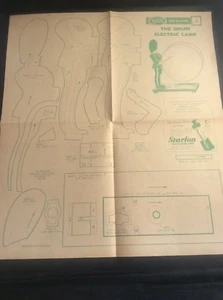 Vintage Hobbies Design Sheet Model The Drum Electric Lamp no 3204 VGC - Picture 1 of 2