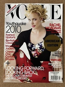 VOGUE US Magazine Rachel McAdams January 2010 USA Vintage American Fashion - Picture 1 of 2
