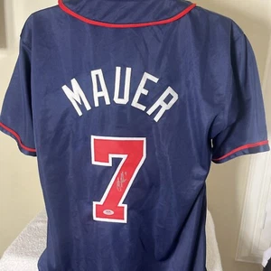 JOE MAUER AUTOGRAPHED SIGNED TWINS JERSEY PSA / DNA AUTHENTICATED - Picture 1 of 4