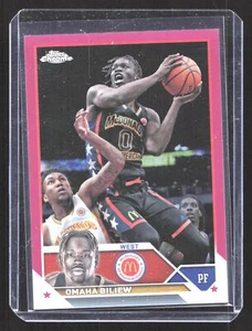 Omaha Biliew 2023 Topps Chrome McDonald's All American #13 Fuchsia Refractor - Picture 1 of 2