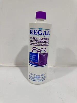 Hot Tub Spa Pool  Filter Cleaner & Degreaser Regal Filter Cartridge Cleaner 1 Qt - Image 1 of 4